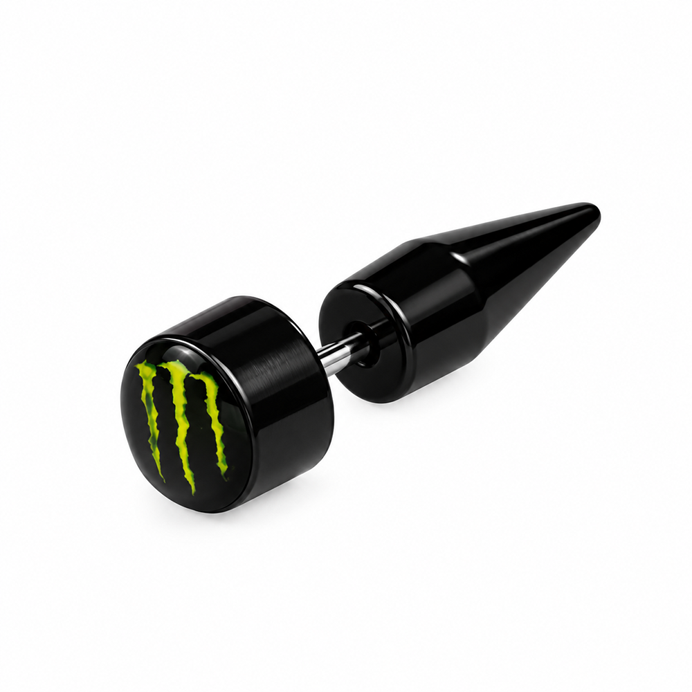 The99Jewel Men's Fashion Monster Design Stud Earrings for Ear Piercing | Modern Stylish Ear Jewellery for Daily Wear