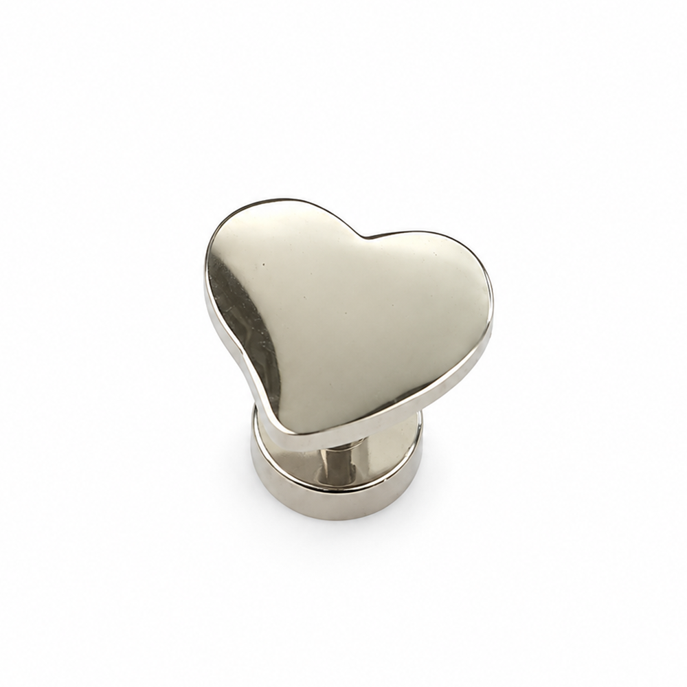 The99Jewel Men's Designer Heart Shape Stud Piercing Earrings | Contemporary Fashion Ear Jewellery for Men