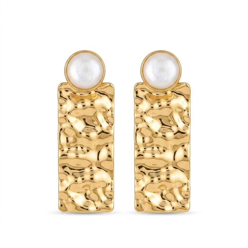 The99Jewel Elegant Gold Plated Dangler Earrings Premium Fashion Jewelry