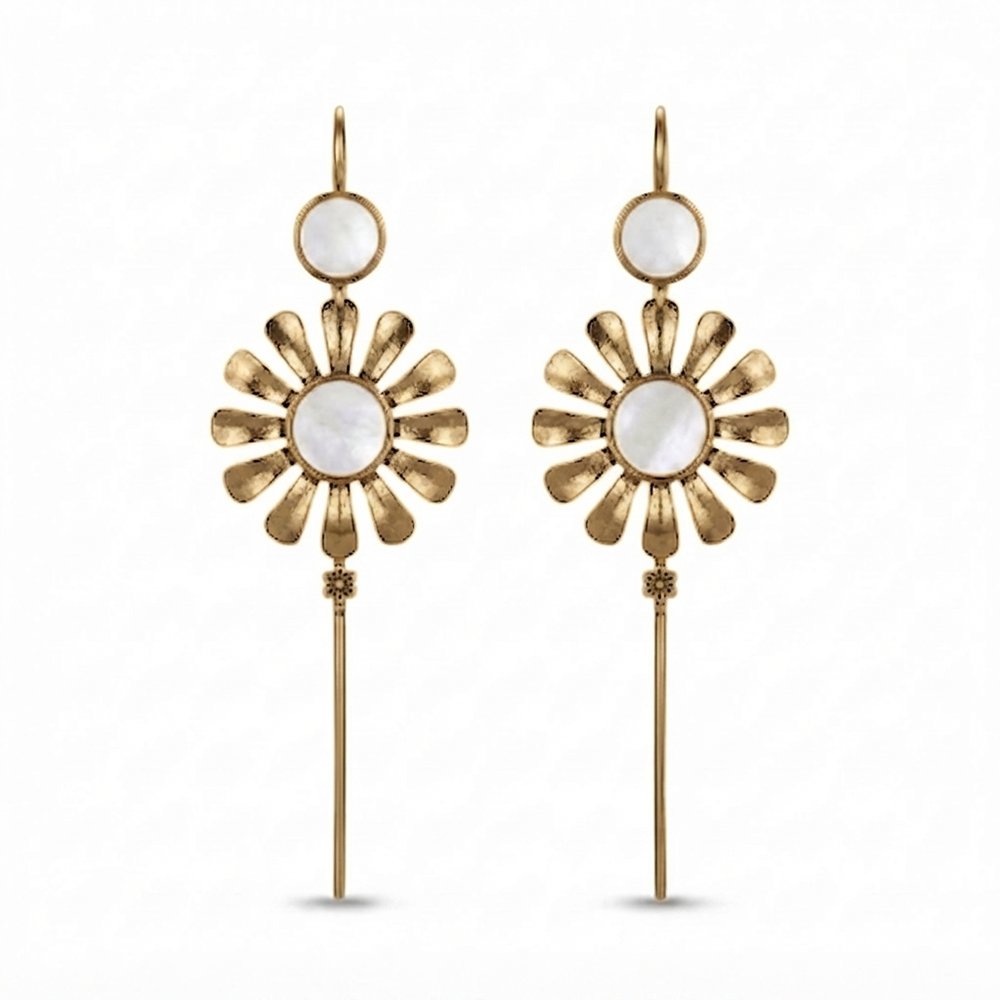 The99Jewel Gold Plated Floral Ear cuff