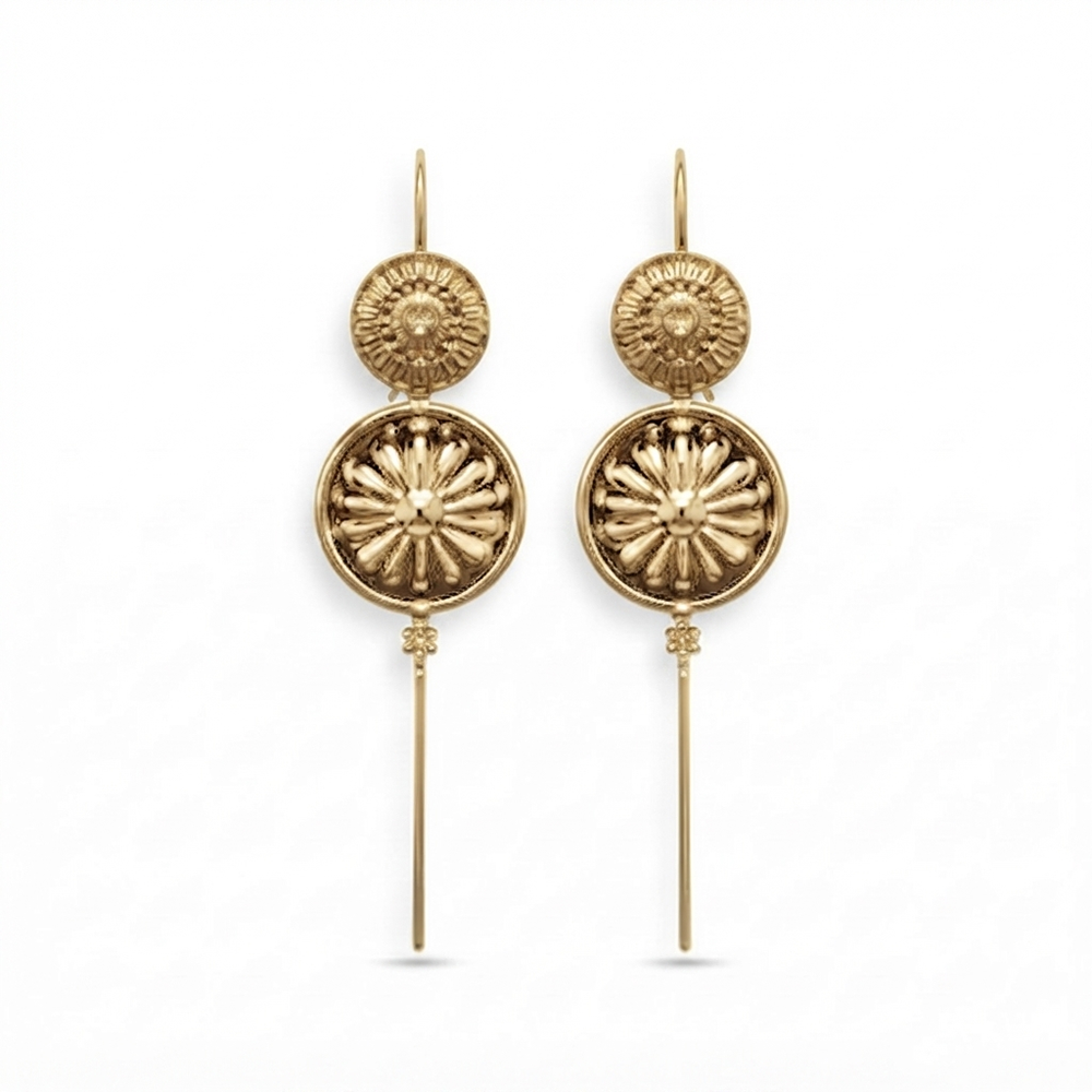 The99Jewel Gold Plated Round Ear cuff