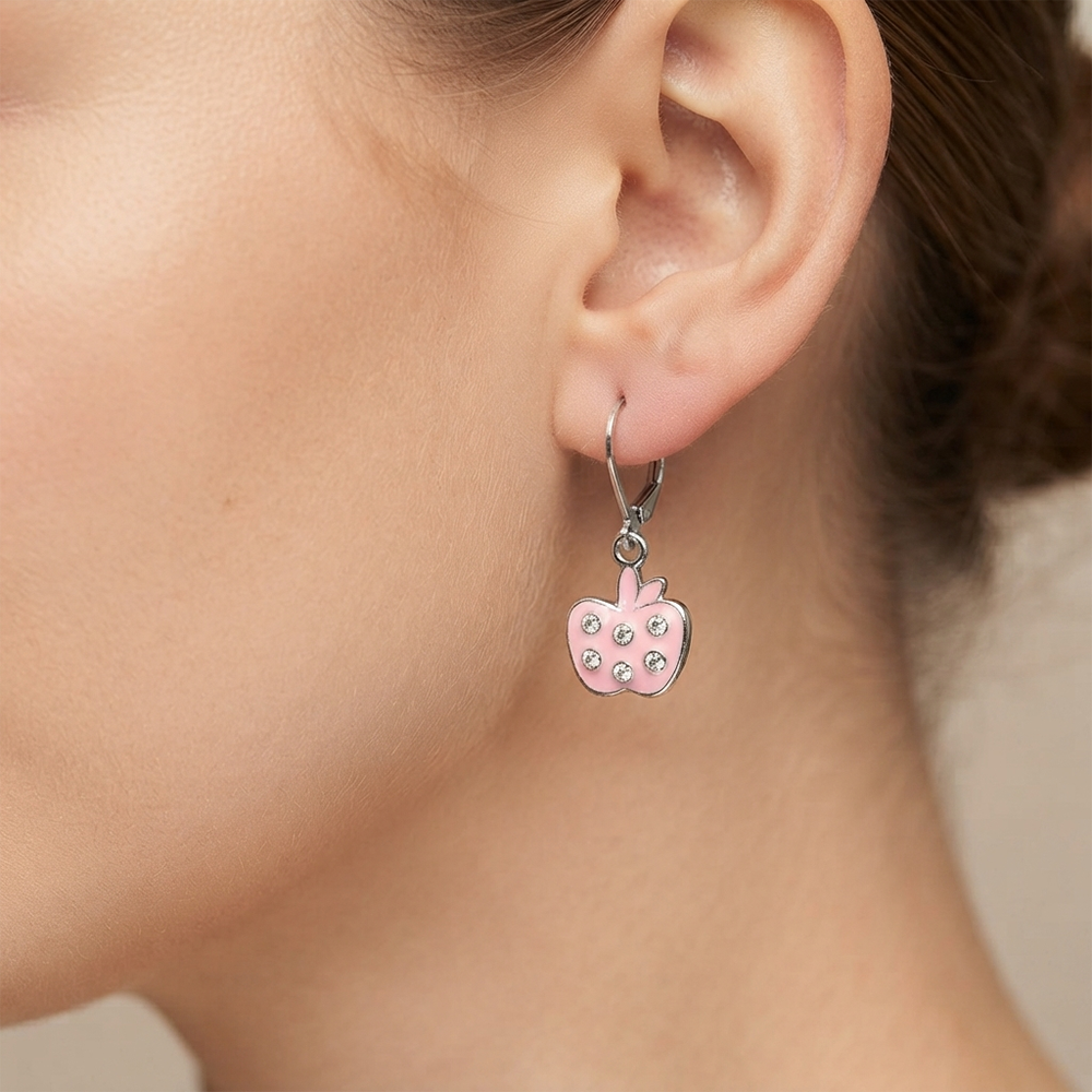 The99Jewel Premium Silver Plated Party Wear Austrian Hoop Earrings