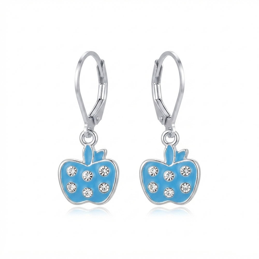 The99Jewel Premium Silver Plated Party Wear Austrian Hoop Earrings