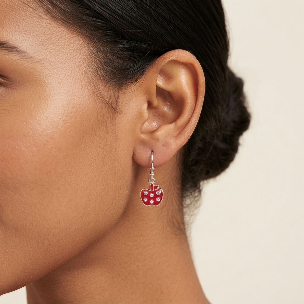 The99Jewel Premium Silver Plated Party Wear Austrian Hoop Earrings