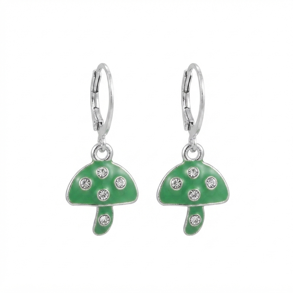 The99Jewel Contemporary Silver Plated Austrian Stone Hoop Earrings for Women