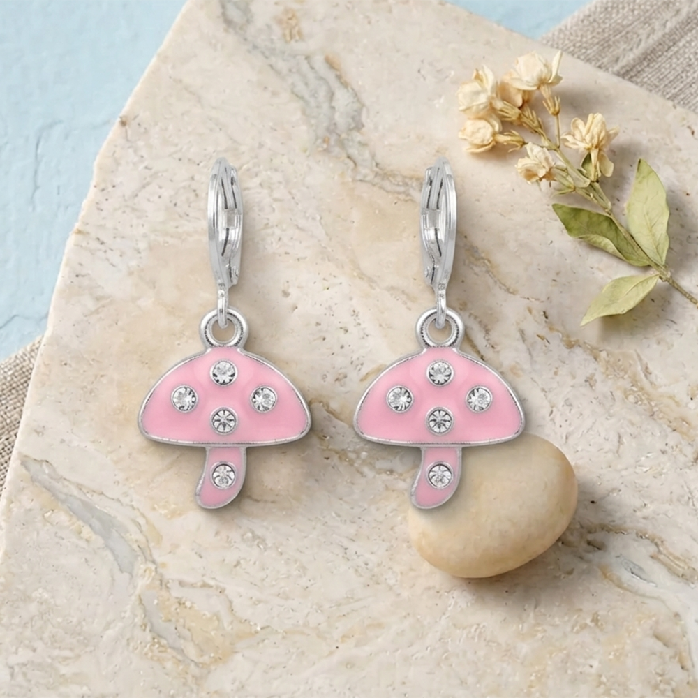 The99Jewel Contemporary Austrian Stone Hoop Earrings for Women