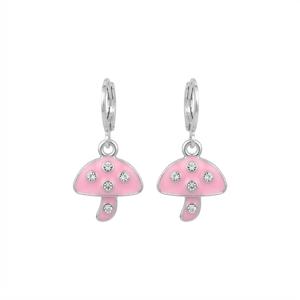 The99Jewel Contemporary Silver Plated Austrian Stone Hoop Earrings for Women