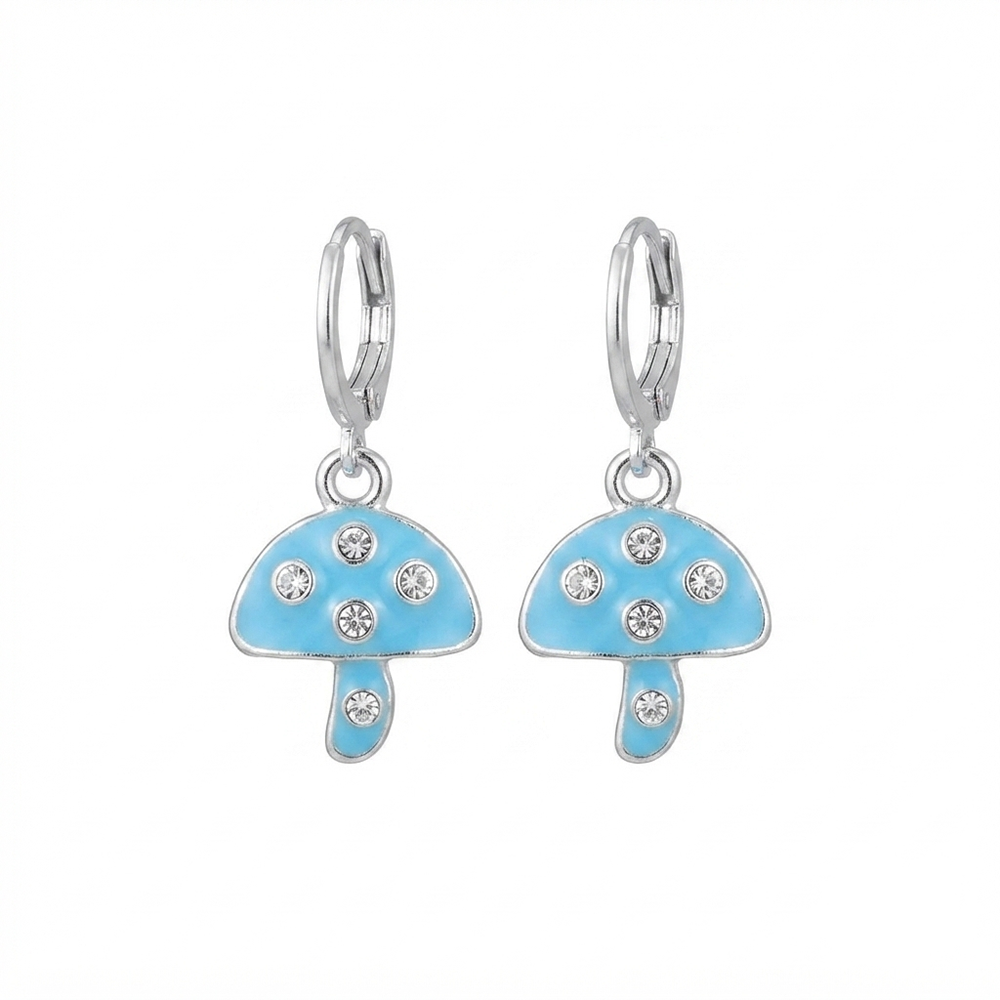 The99Jewel Contemporary Silver Plated Austrian Stone Hoop Earrings for Women