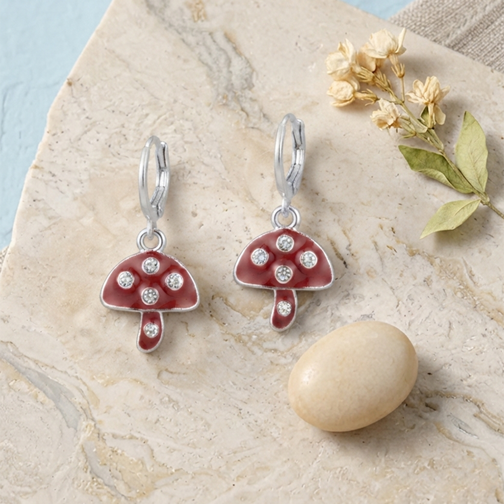 The99Jewel Contemporary Austrian Stone Hoop Earrings for Women