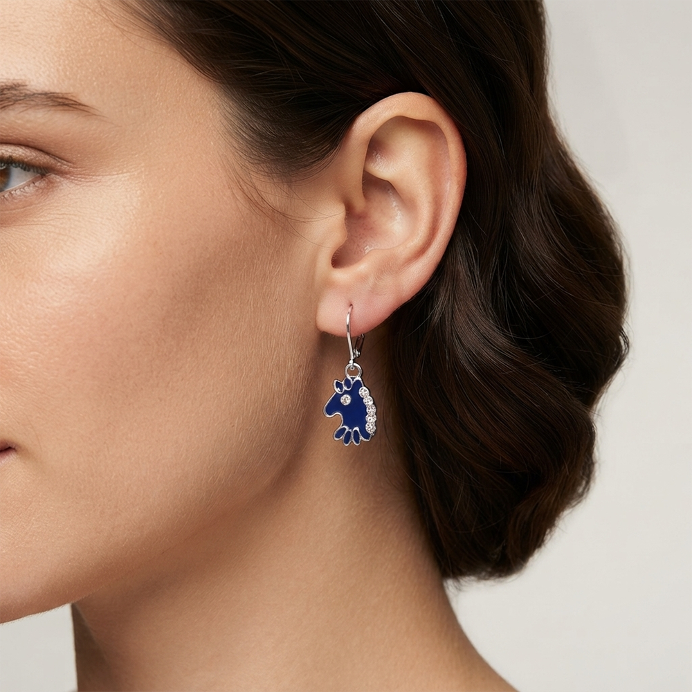 The99Jewel Fashion Jewellery Silver Plated  Austrian Hoop Earrings for Women