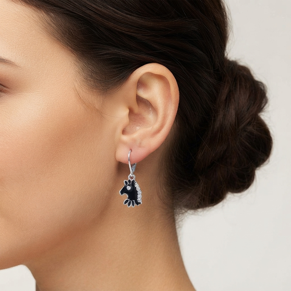 The99Jewel Fashion Jewellery Silver Plated  Austrian Hoop Earrings for Women