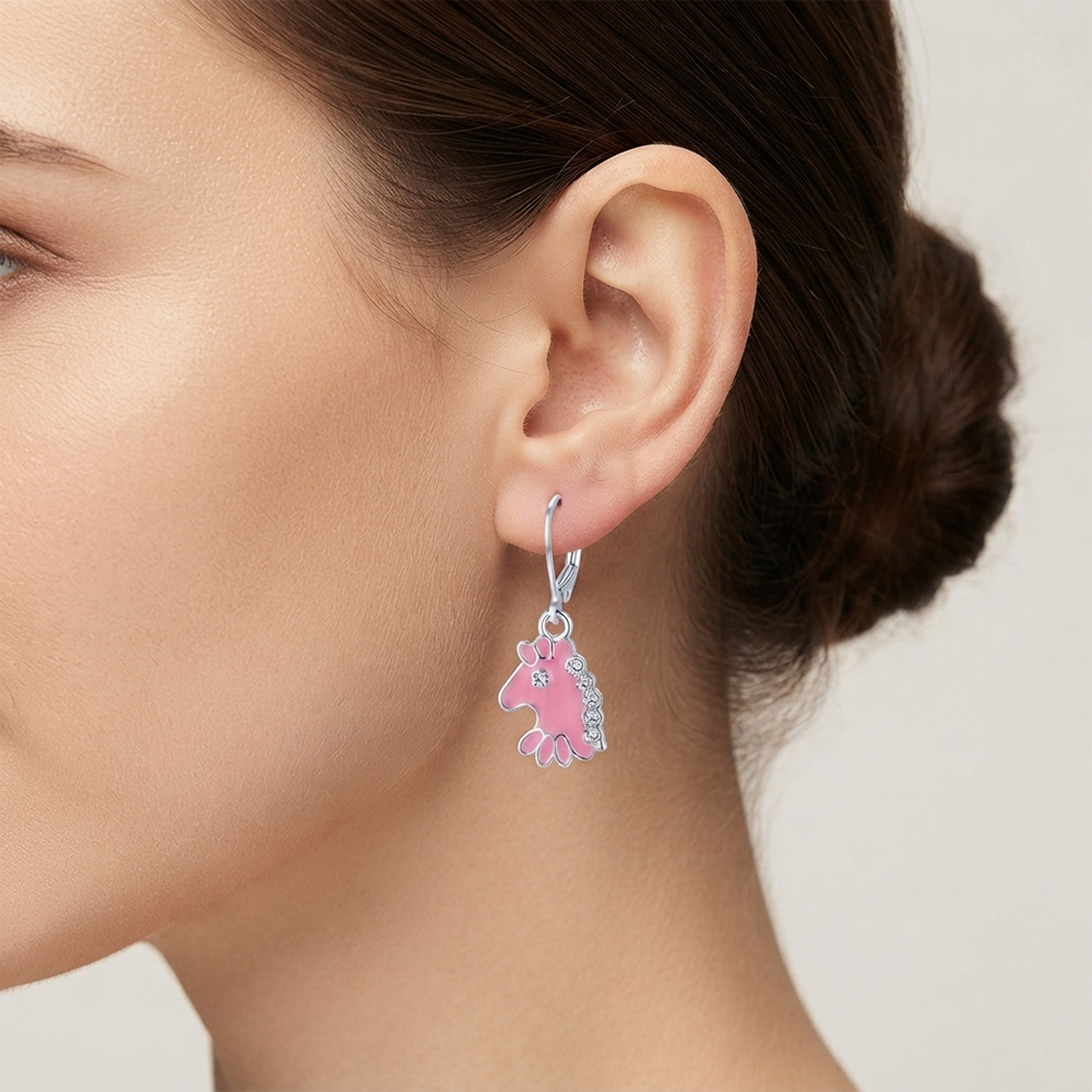 The99Jewel Fashion Jewellery Silver Plated  Austrian Hoop Earrings for Women