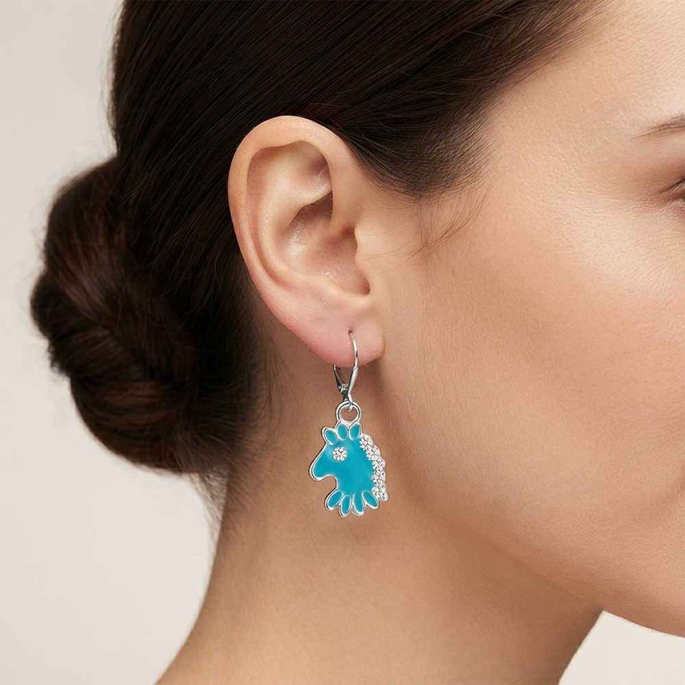 The99Jewel Fashion Jewellery Silver Plated  Austrian Hoop Earrings for Women