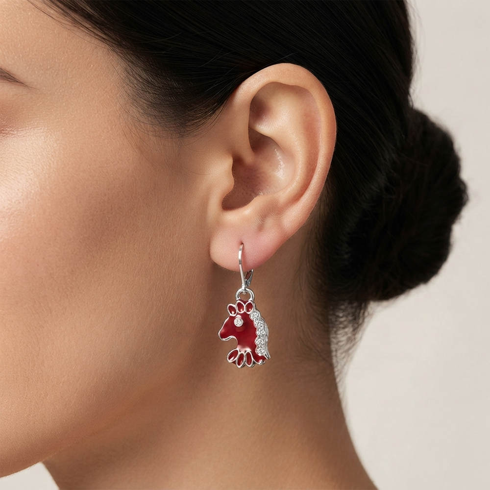 The99Jewel Fashion Jewellery Silver Plated  Austrian Hoop Earrings for Women