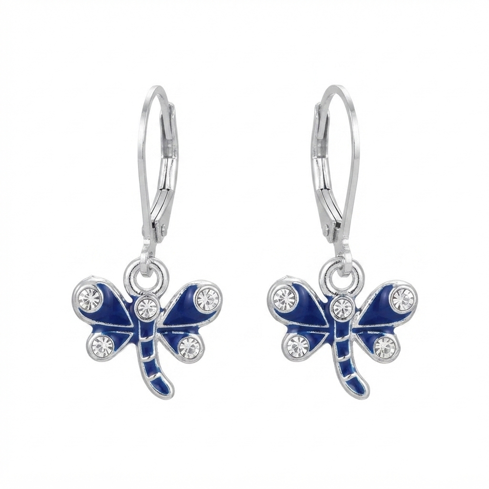The99Jewel Elegant Silver Plated Austrian Stone Hoop Earrings