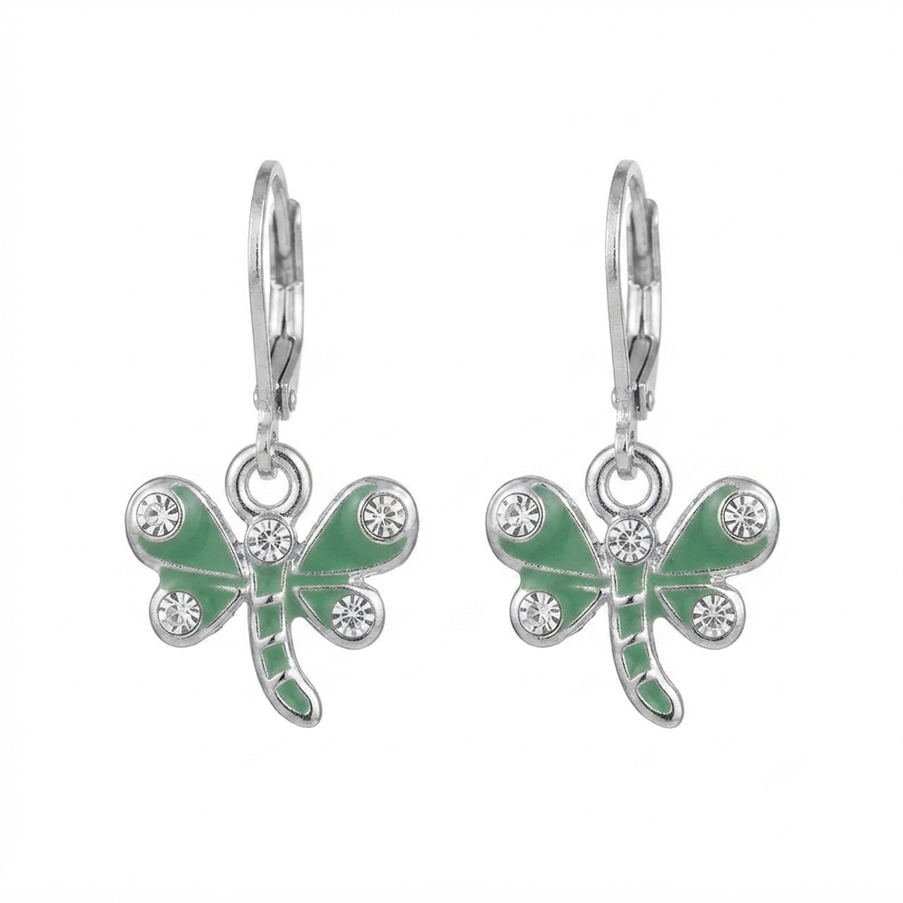 The99Jewel Elegant Silver Plated Austrian Stone Hoop Earrings