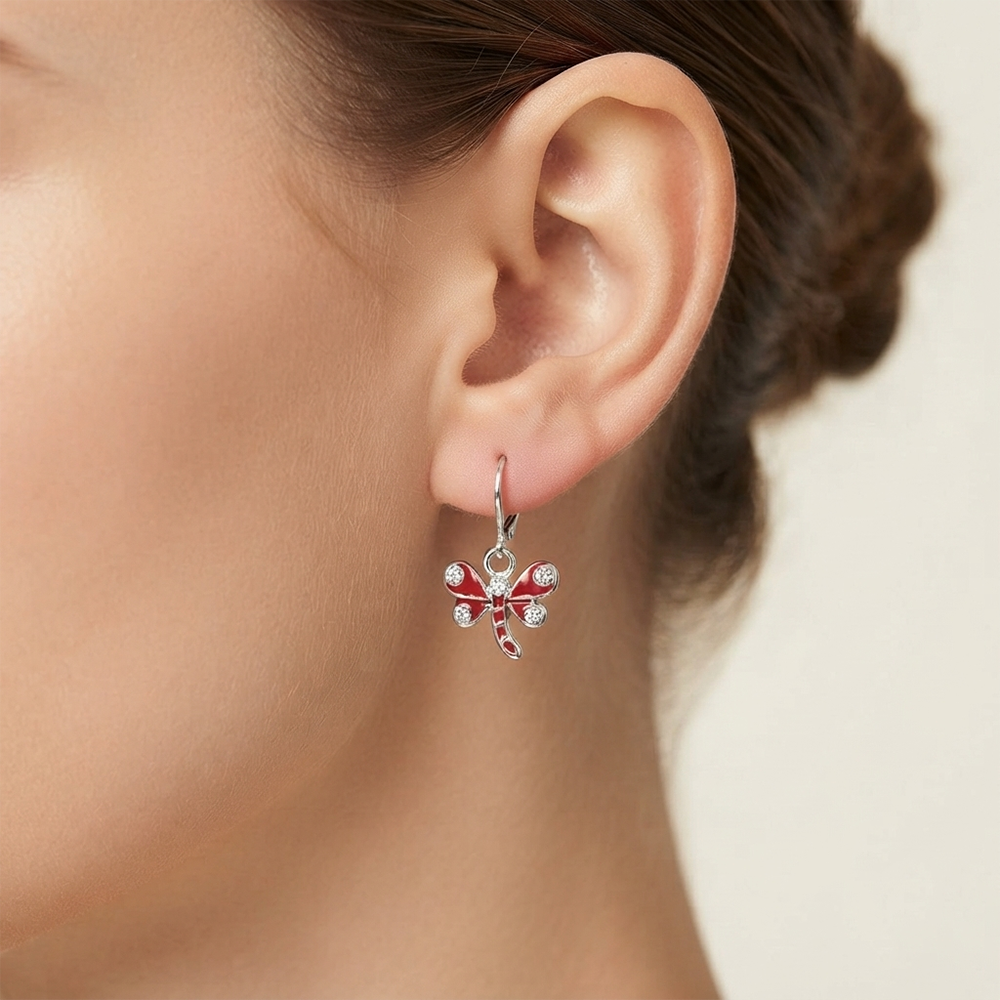The99Jewel Elegant Silver Plated Austrian Stone Hoop Earrings