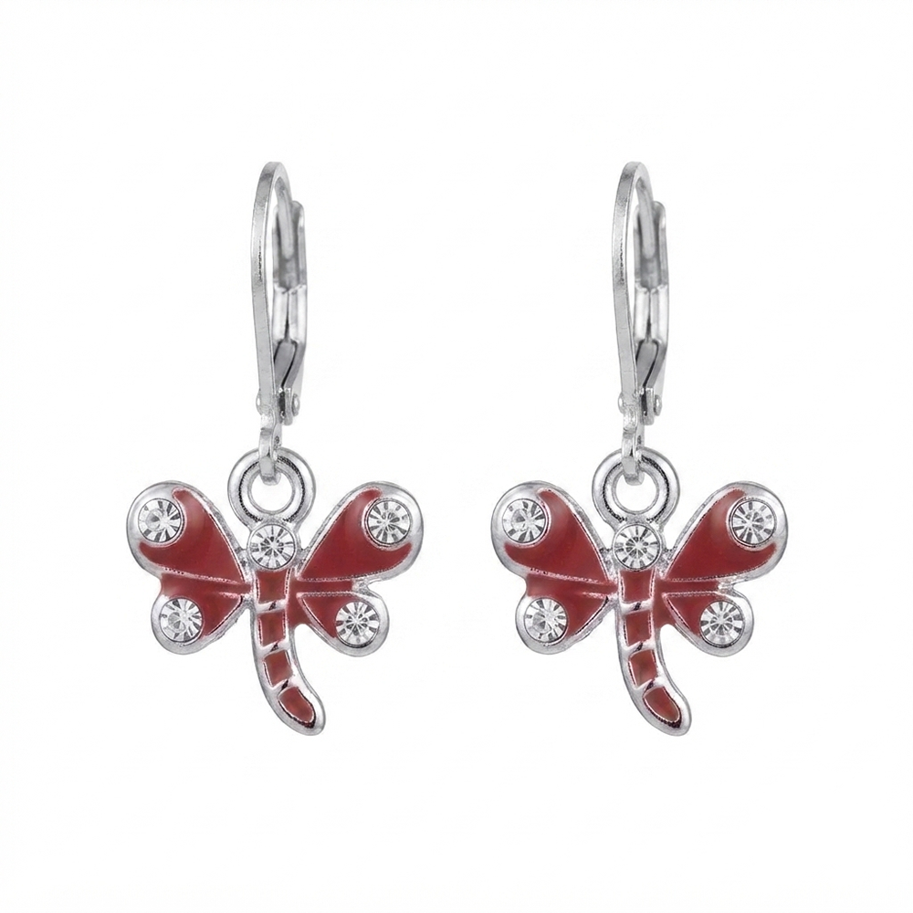 The99Jewel Elegant Silver Plated Austrian Stone Hoop Earrings