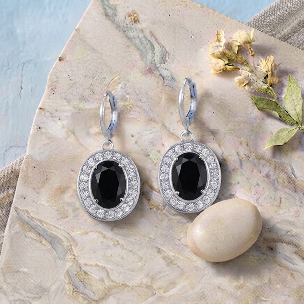 The99Jewel Sparkling Austrian Stone Fashion Hoop Earrings