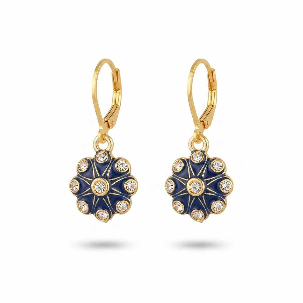The99Jewel Modern Gold Plated Statement Hoop Earrings