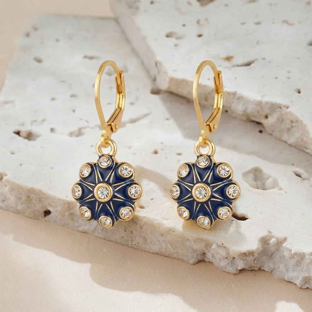 The99Jewel Modern Gold Plated Statement Hoop Earrings