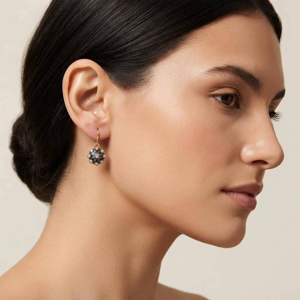 The99Jewel Modern Gold Plated Statement Hoop Earrings
