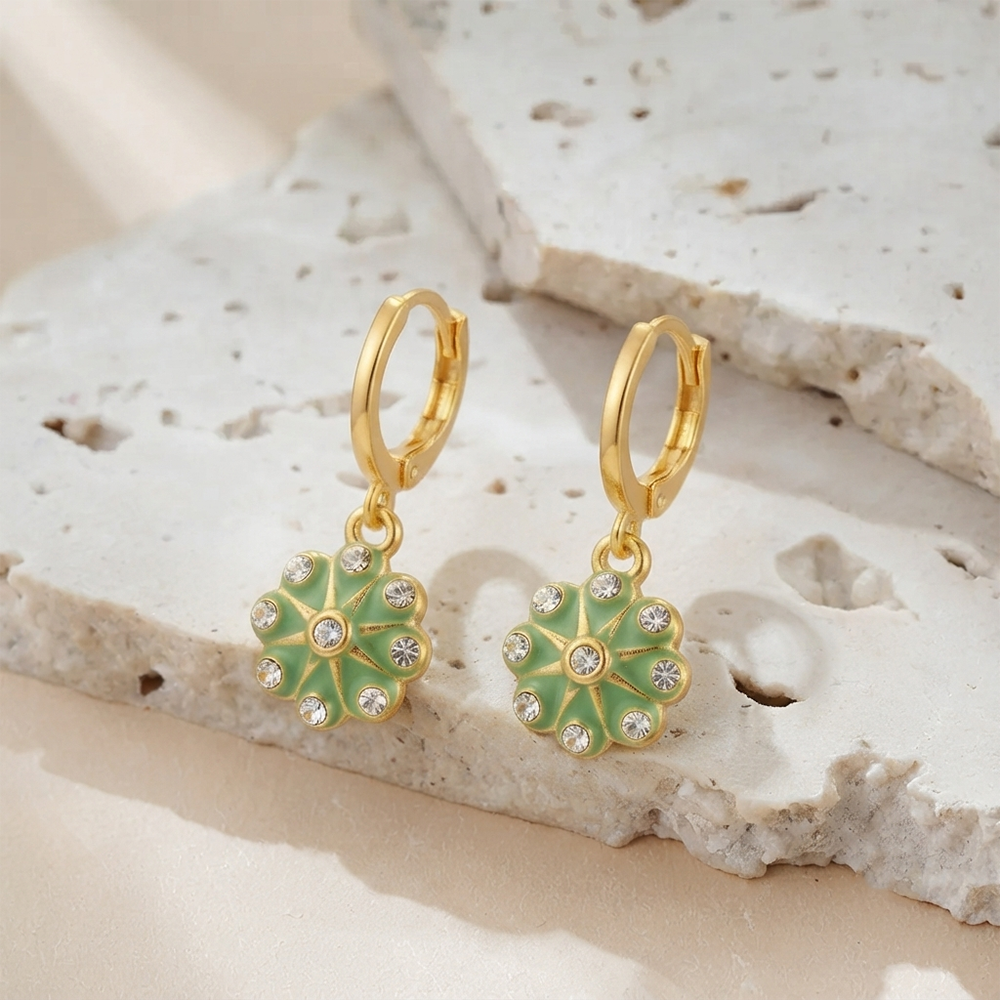 The99Jewel Modern Gold Plated Statement Hoop Earrings