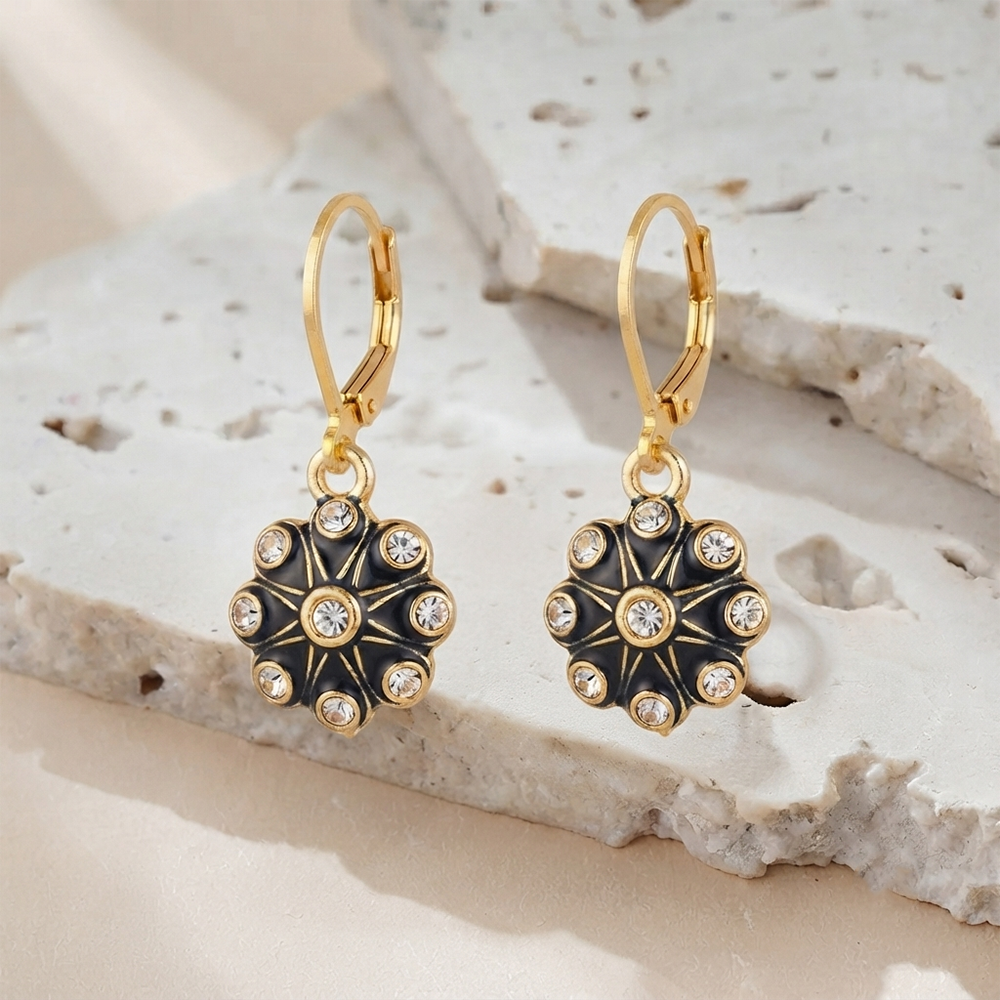The99Jewel Modern Gold Plated Statement Hoop Earrings