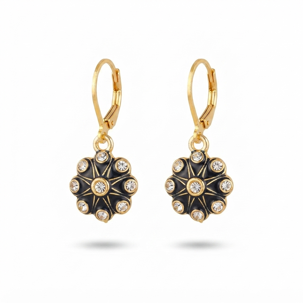 The99Jewel Modern Gold Plated Statement Hoop Earrings