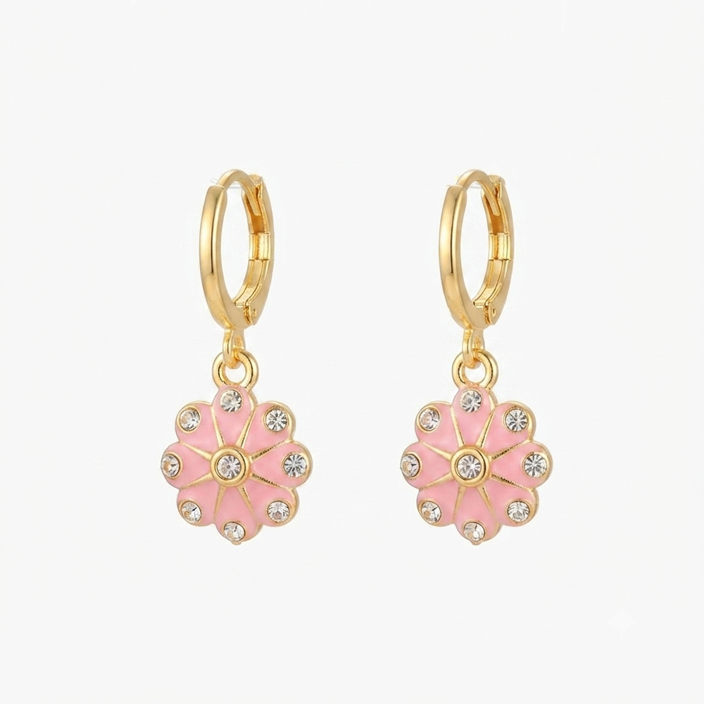 The99Jewel Modern Gold Plated Statement Hoop Earrings