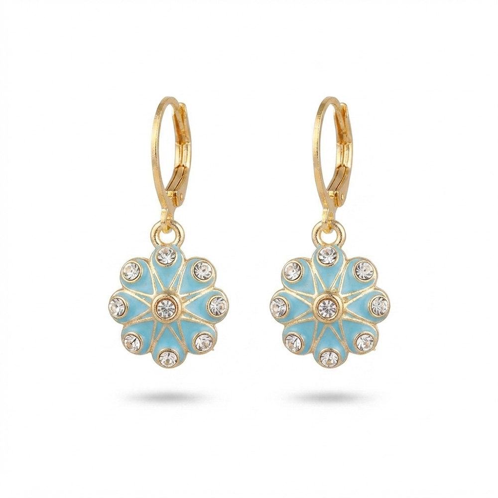 The99Jewel Modern Gold Plated Statement Hoop Earrings