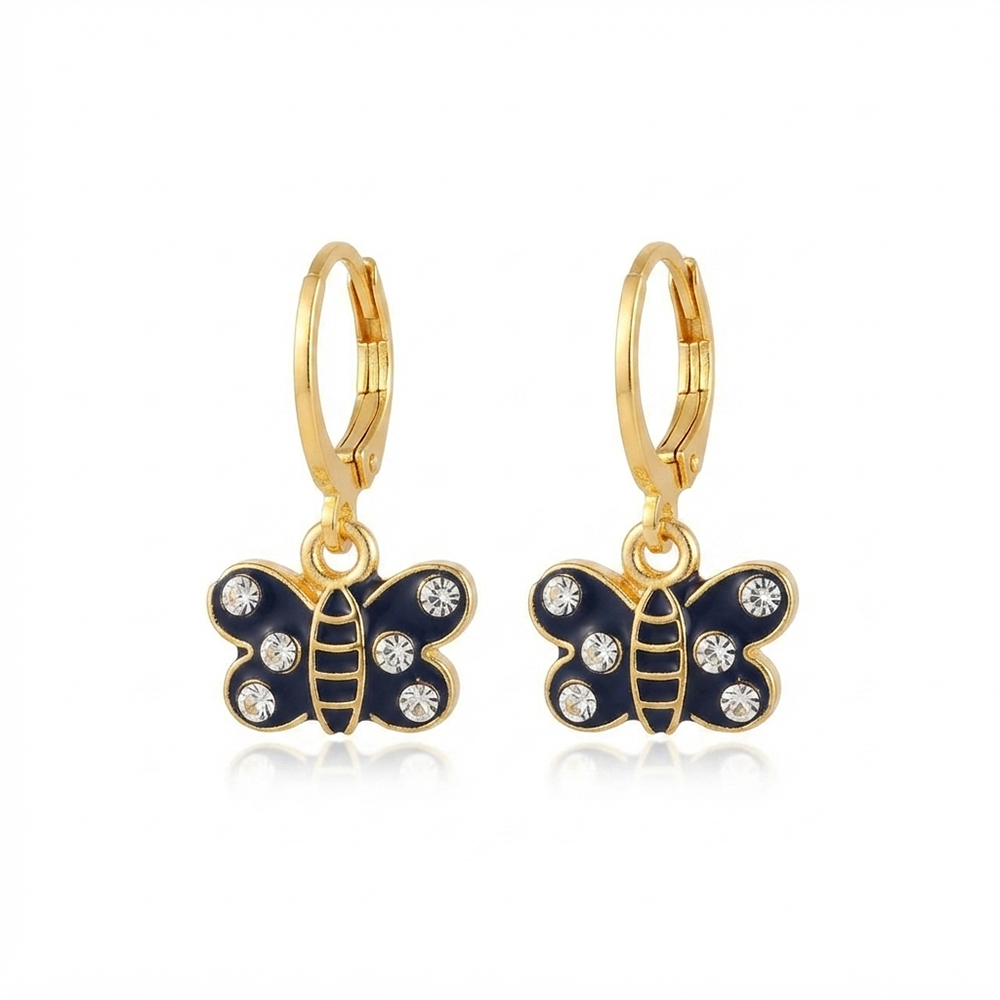 The99Jewel Modern Gold Plated Statement Hoop Earrings