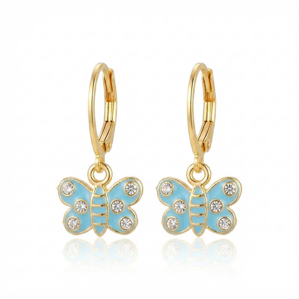 The99Jewel Modern Gold Plated Statement Hoop Earrings