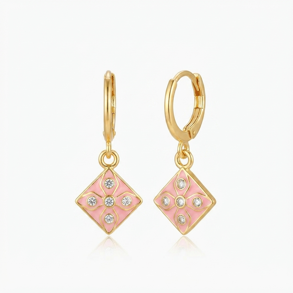 The99Jewel Modern Gold Plated Statement Hoop Earrings