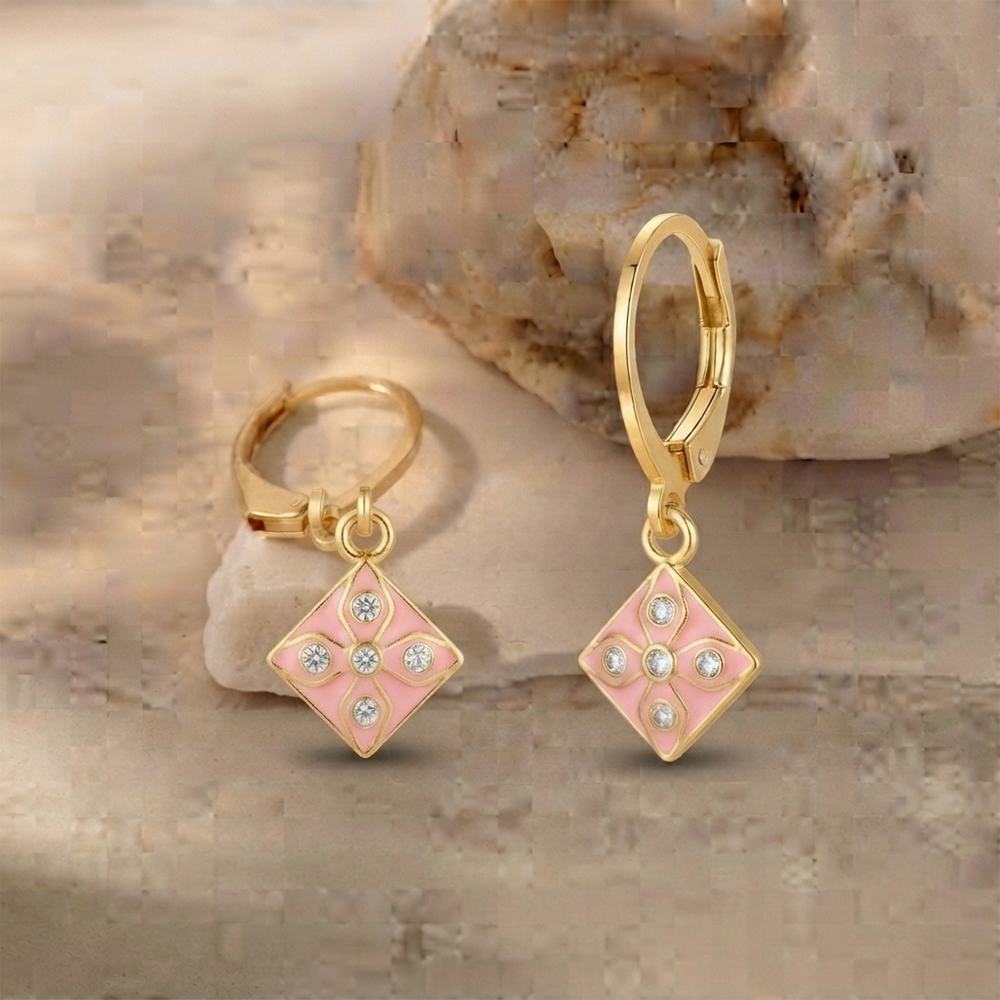 The99Jewel Modern Gold Plated Statement Hoop Earrings