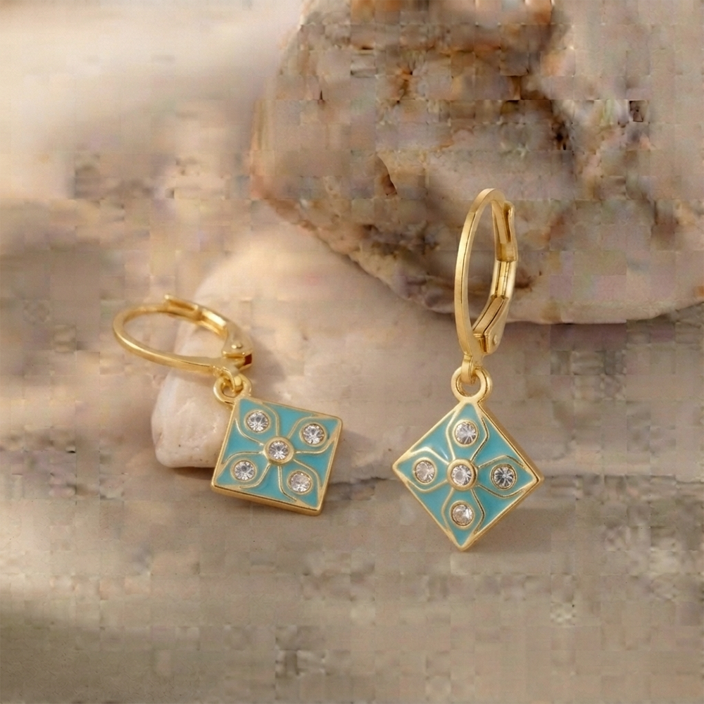 The99Jewel Modern Gold Plated Statement Hoop Earrings