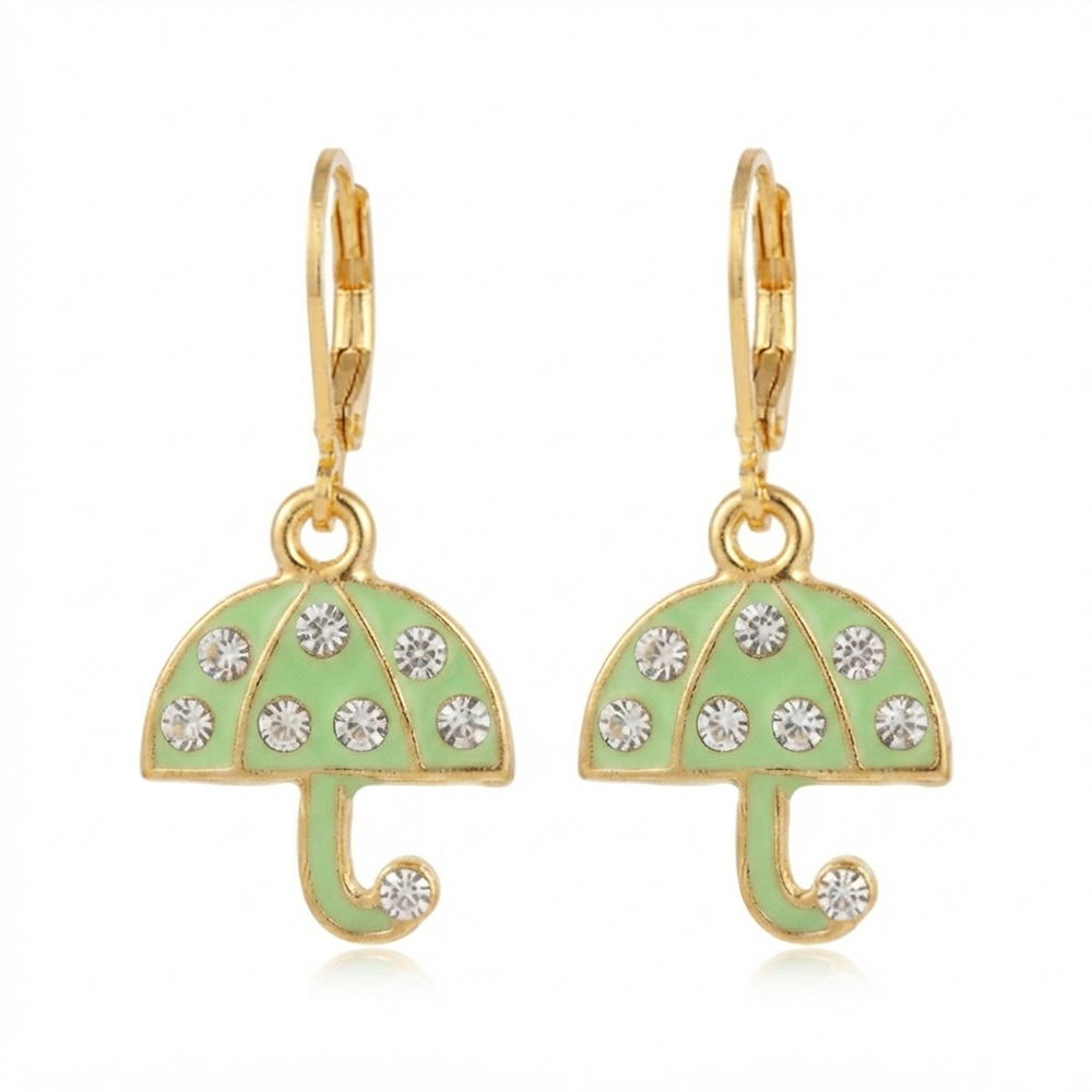 The99Jewel Designer Gold Plated Austrian Stone Hoop Earrings for Women
