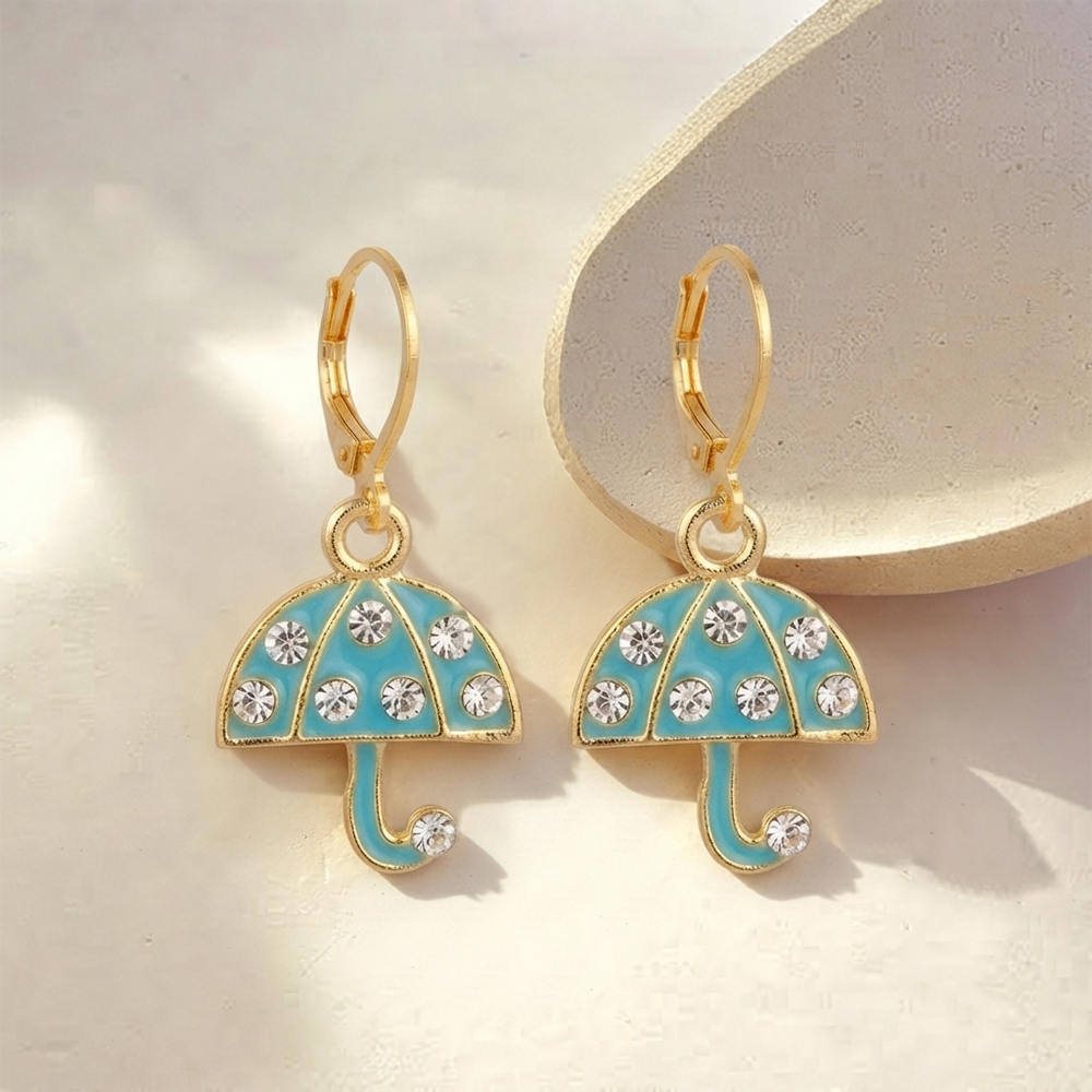 The99Jewel Designer Gold Plated Austrian Stone Hoop Earrings for Women