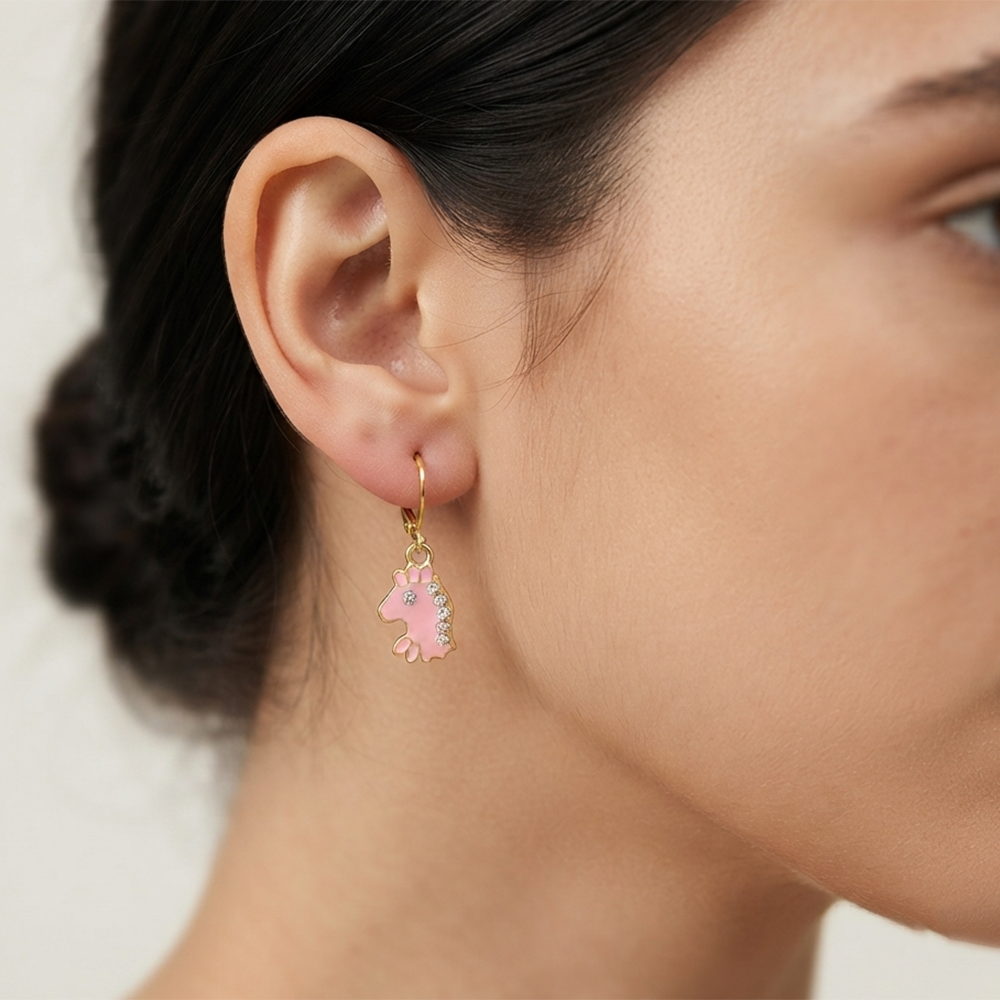 The99Jewel Fashion Gold Plated Hoop Earrings for Girls & Women
