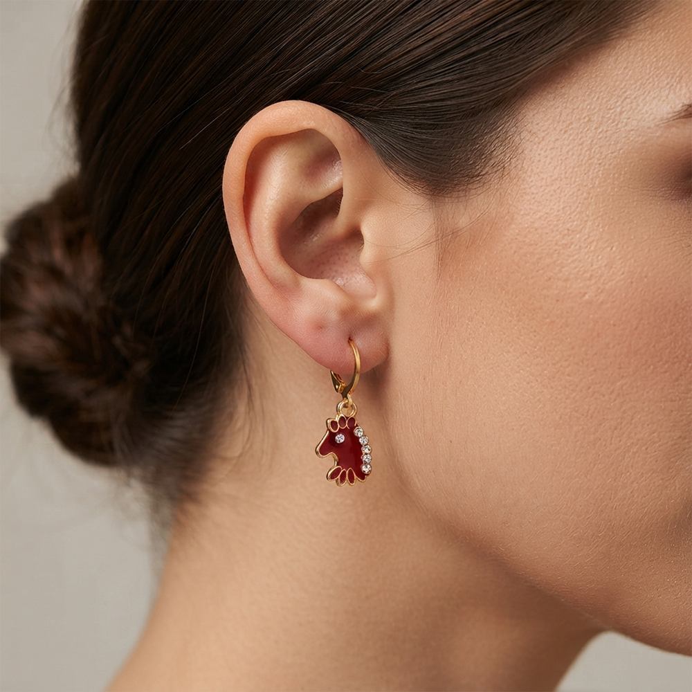 The99Jewel Fashion Gold Plated Hoop Earrings for Girls & Women