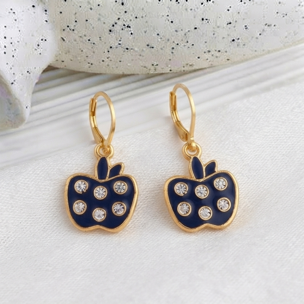 The99Jewel Trendy Gold Plated Austrian Stone Party Wear Hoop Earrings