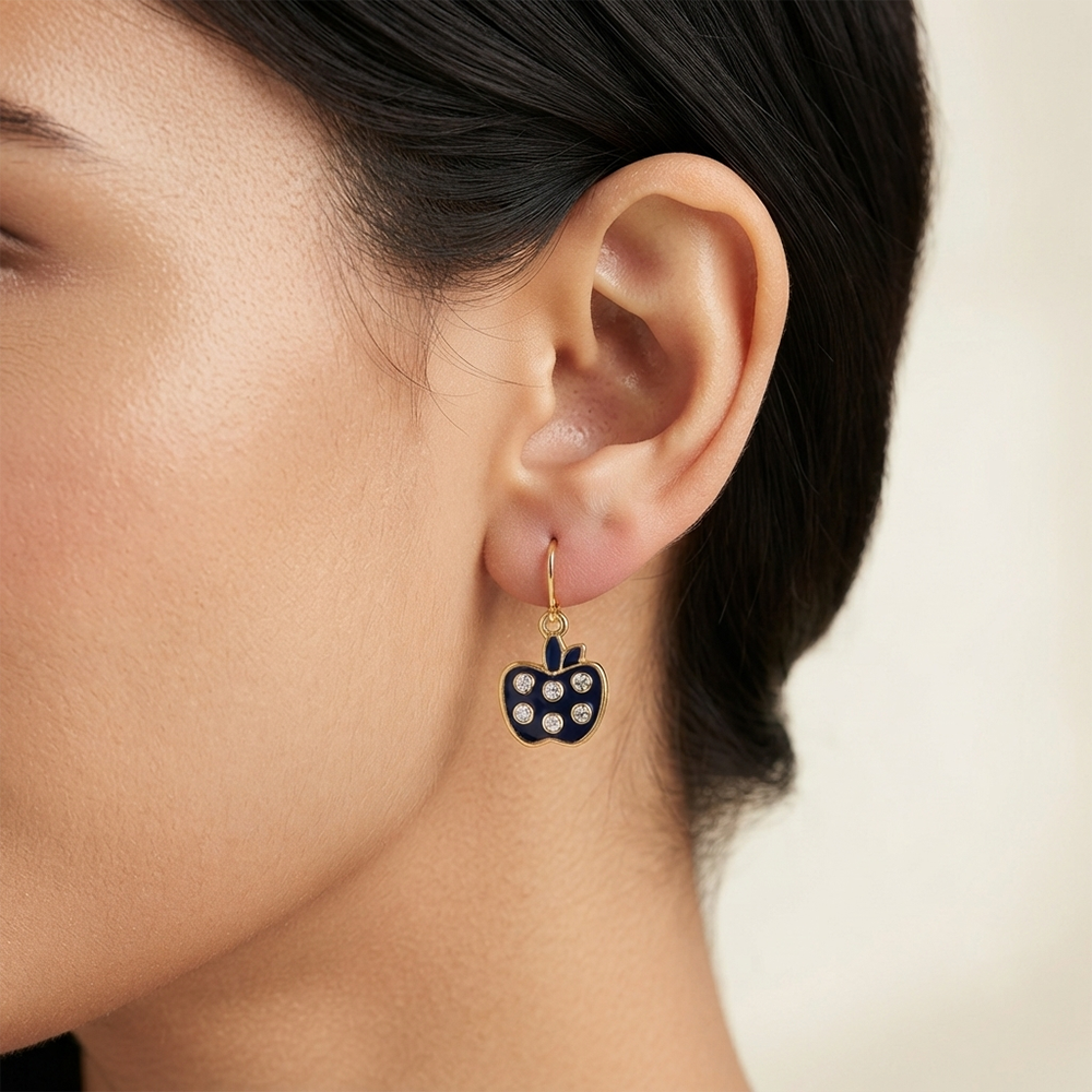 The99Jewel Trendy Gold Plated Austrian Stone Party Wear Hoop Earrings