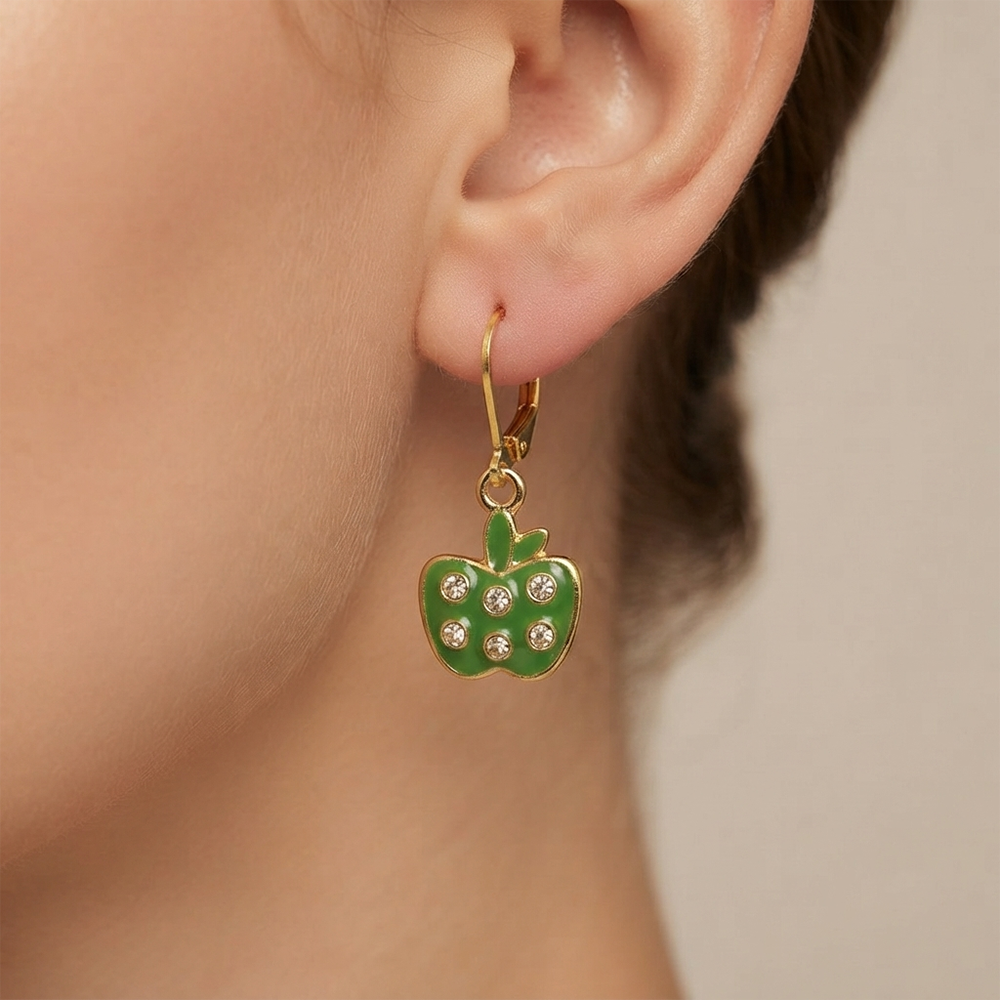 The99Jewel Trendy Gold Plated Austrian Stone Party Wear Hoop Earrings