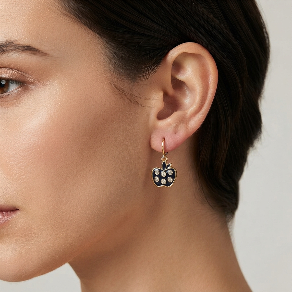 The99Jewel Trendy Gold Plated Austrian Stone Party Wear Hoop Earrings
