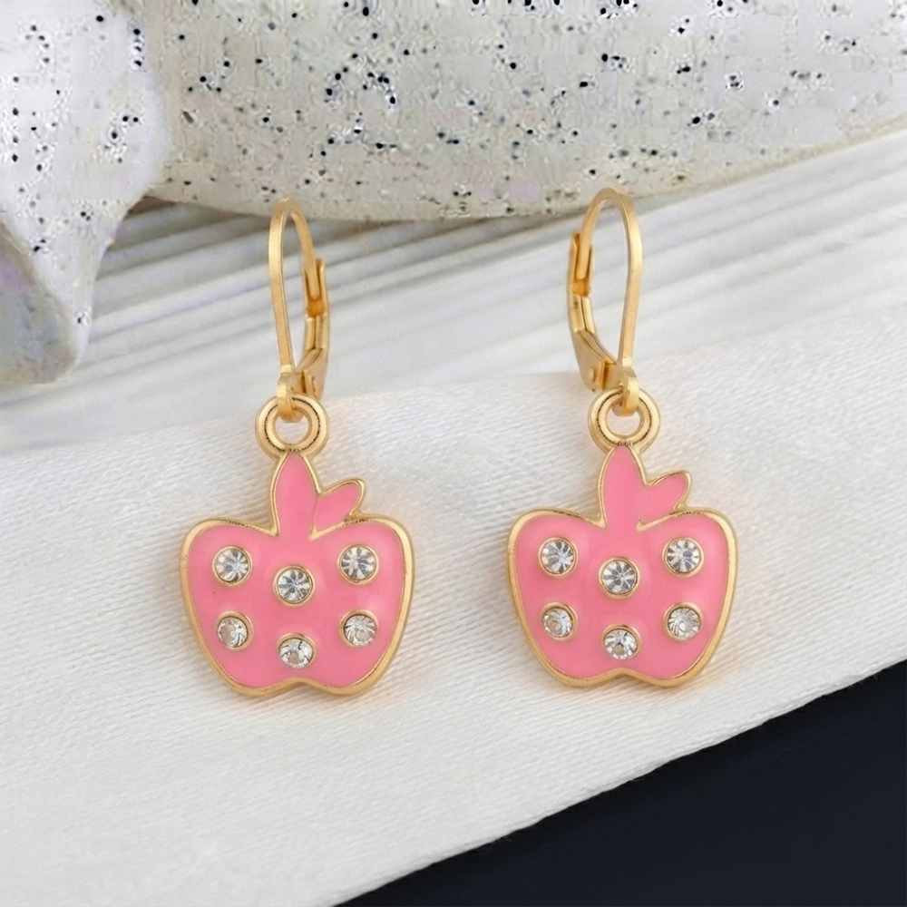 The99Jewel Trendy Gold Plated Austrian Stone Party Wear Hoop Earrings