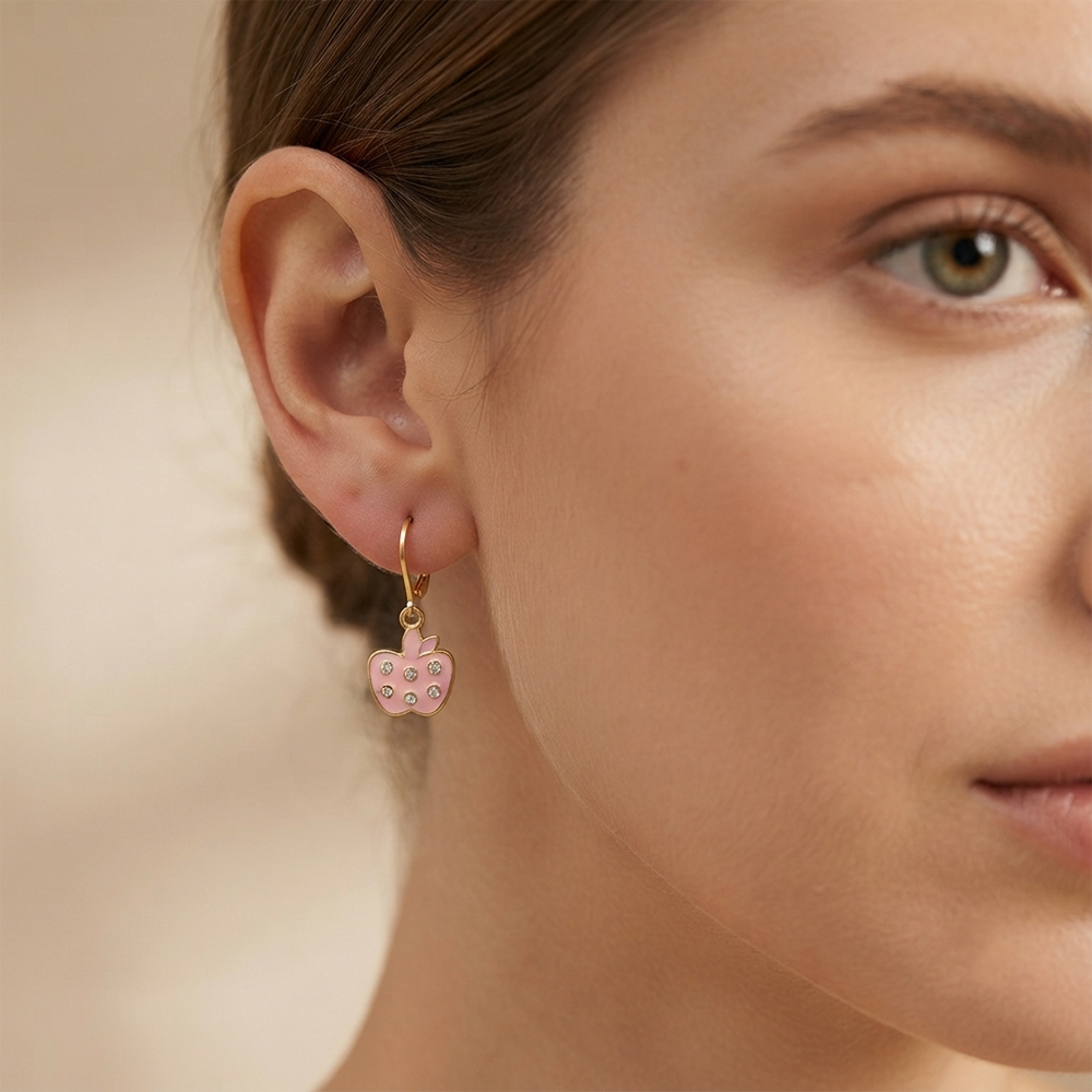 The99Jewel Trendy Gold Plated Austrian Stone Party Wear Hoop Earrings