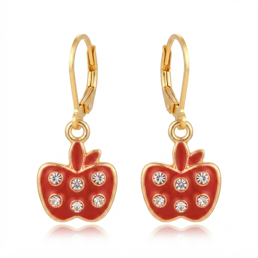 The99Jewel Trendy Gold Plated Austrian Stone Party Wear Hoop Earrings