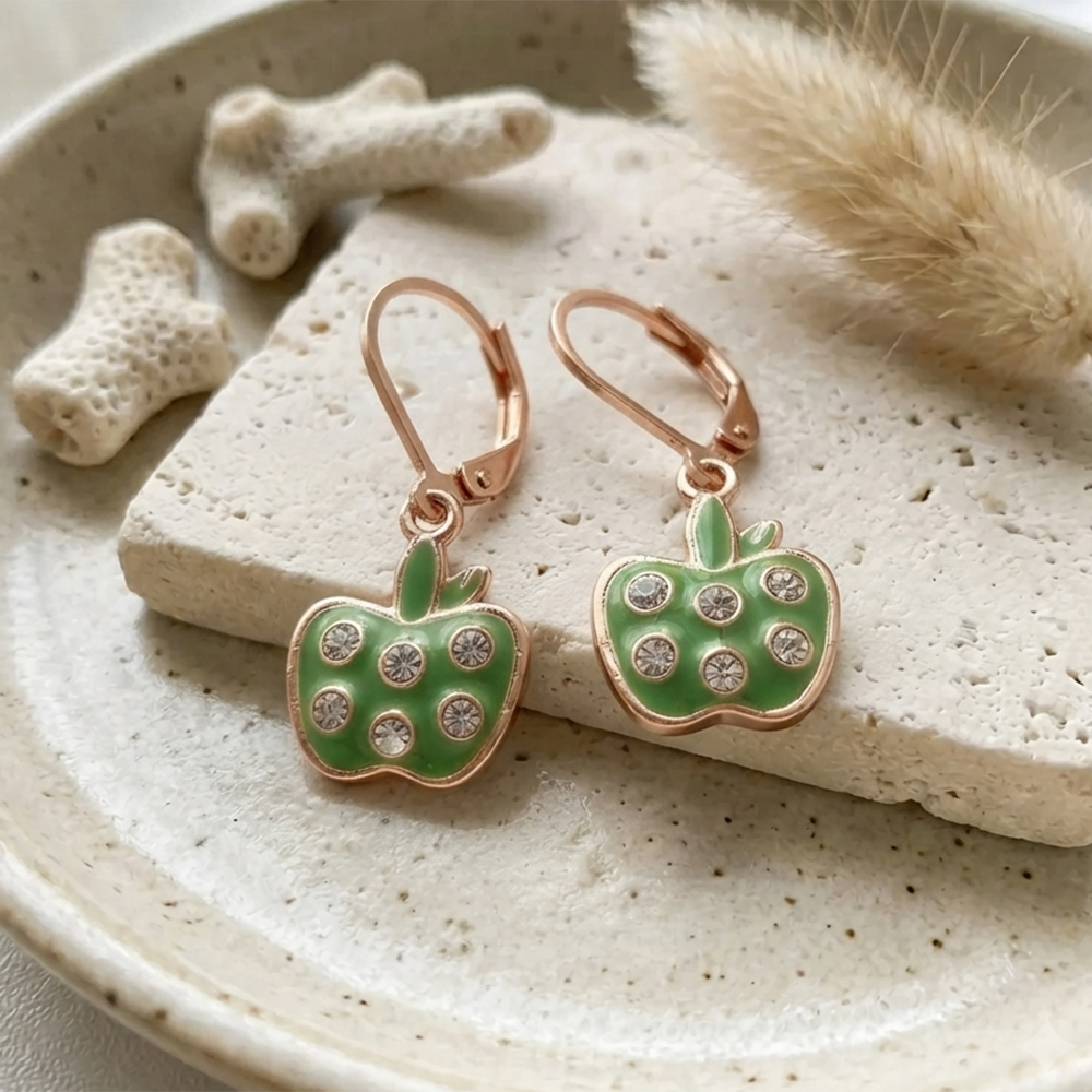 The99Jewel Fashion-Forward Rose Gold Plated Austrian Stone Hoop Earrings 