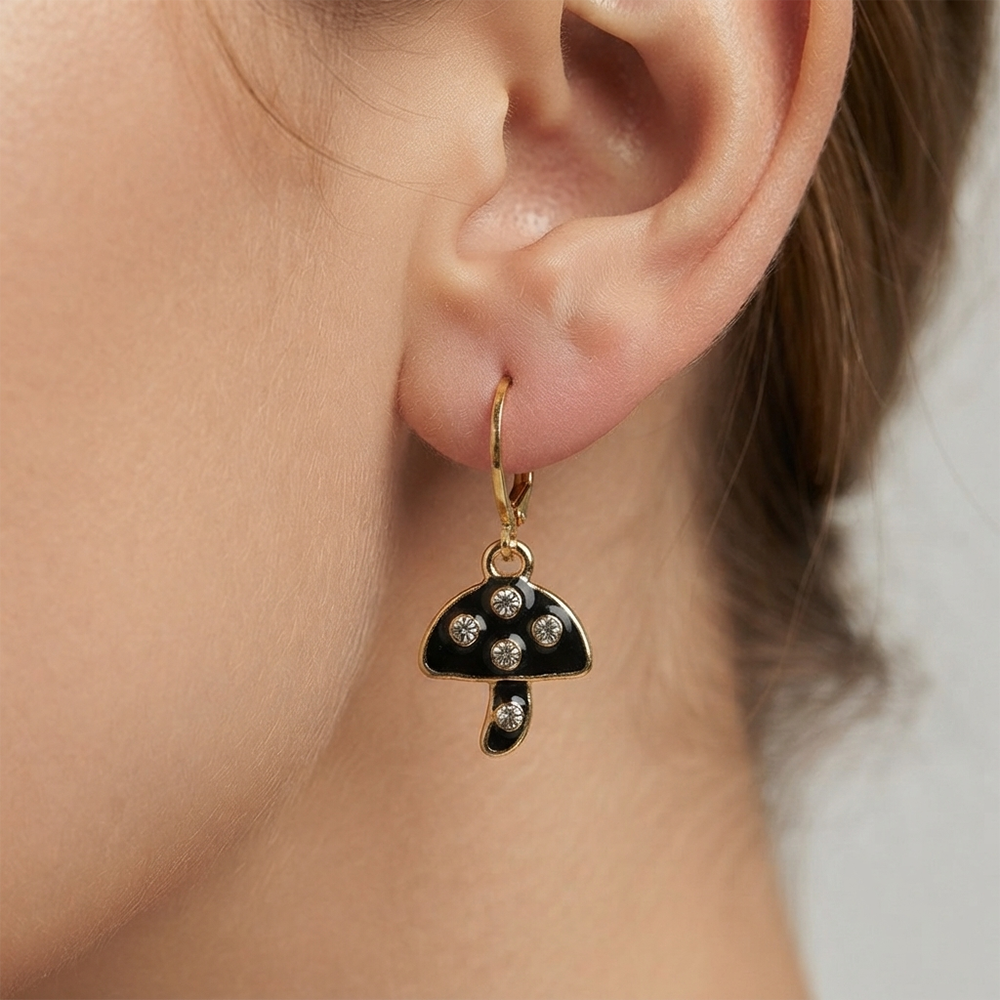 The99Jewel Stylish Gold Plated Austrian Stone Fashion Hoop Earrings