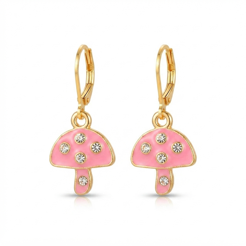 The99Jewel Stylish Gold Plated Austrian Stone Fashion Hoop Earrings